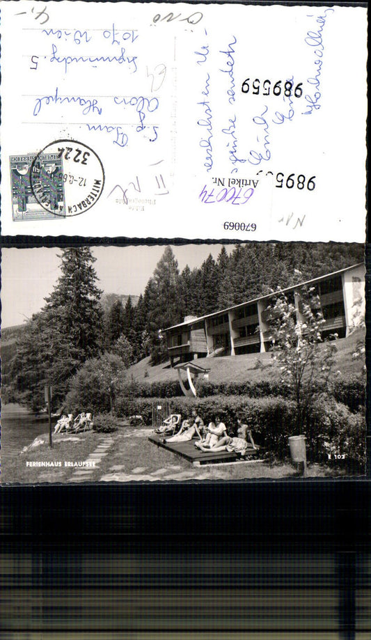670074,Foto Ak Ferienhaus Erlaufsee Liegeplatz Mitterbach a. Erlaufsee