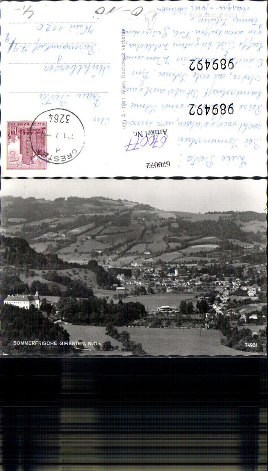 670077,Foto Ak Gresten Totale