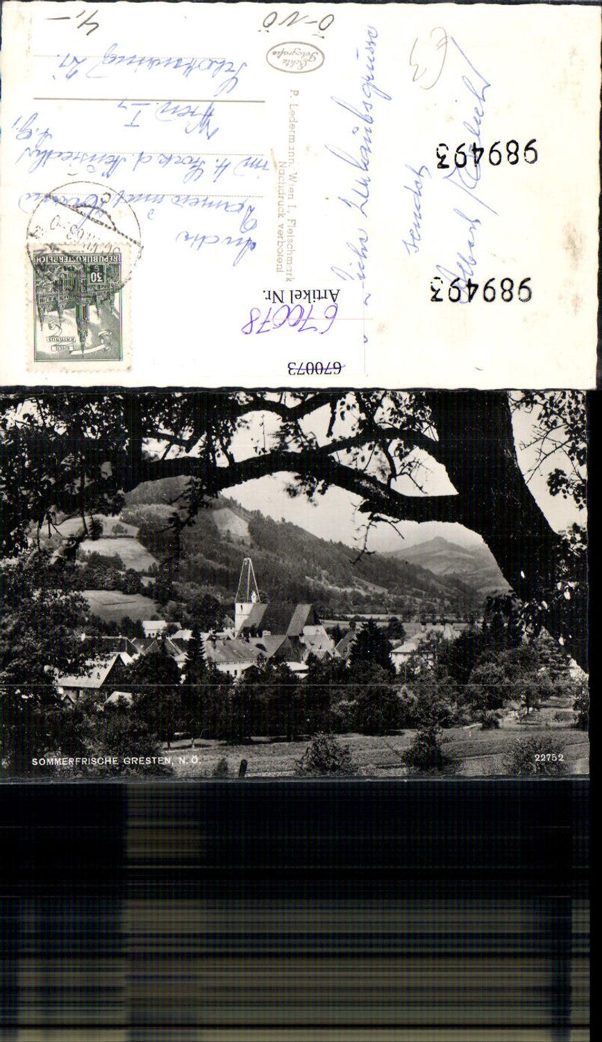 670078,Foto Ak Gresten Ansicht