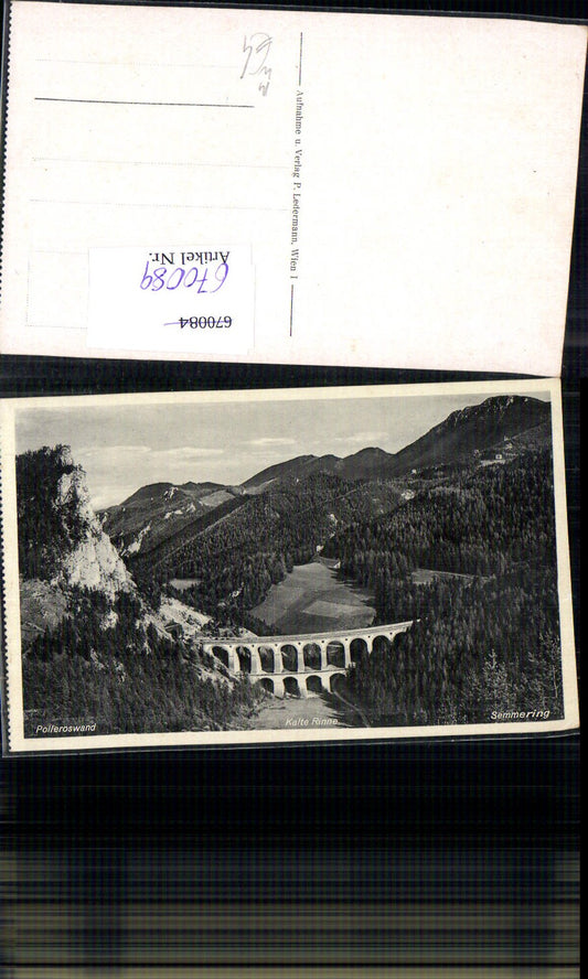 670089,Semmering Polleroswand Kalte Rinne Viadukt