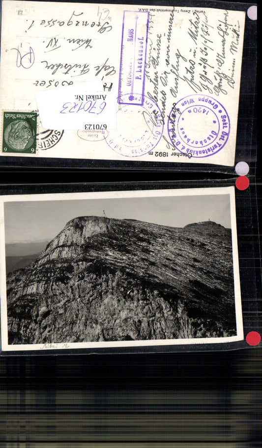 670123,Foto Ak Ötscher Lackenhof