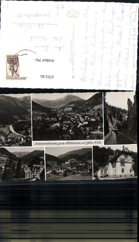 670136,Mehrbild Ak Hollenstein a. d. Ybbs Ansichten