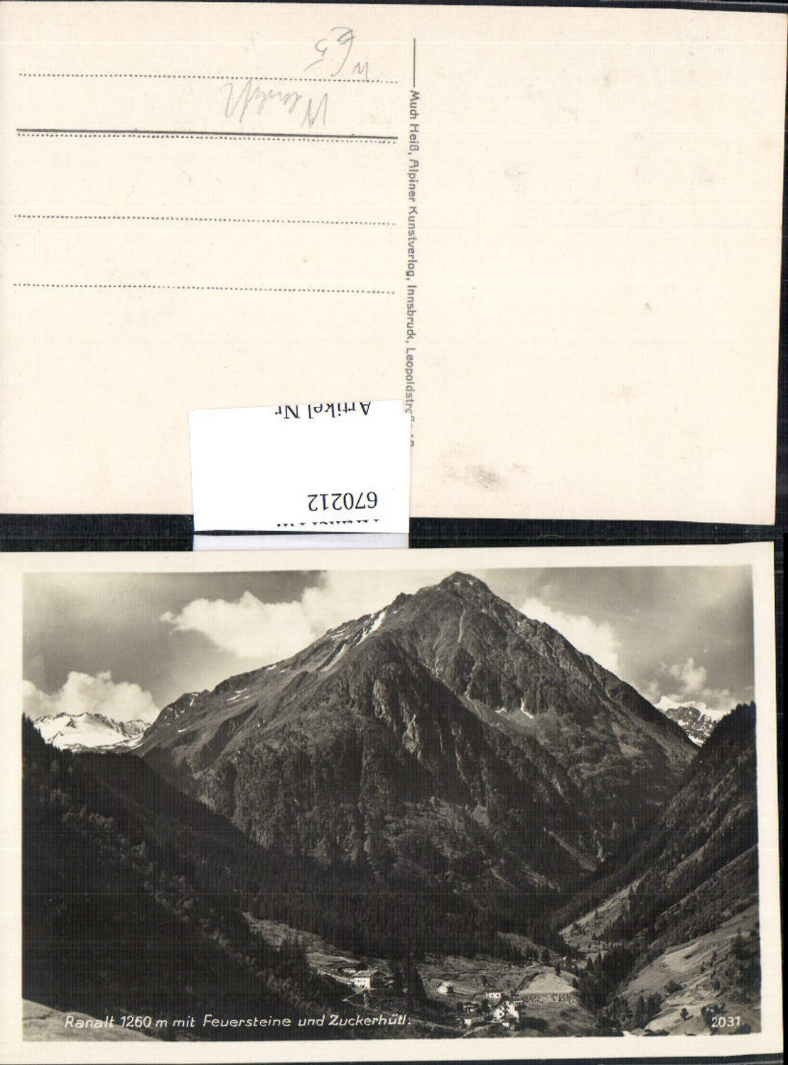 Alte Ansichtskarte – Old Postcard