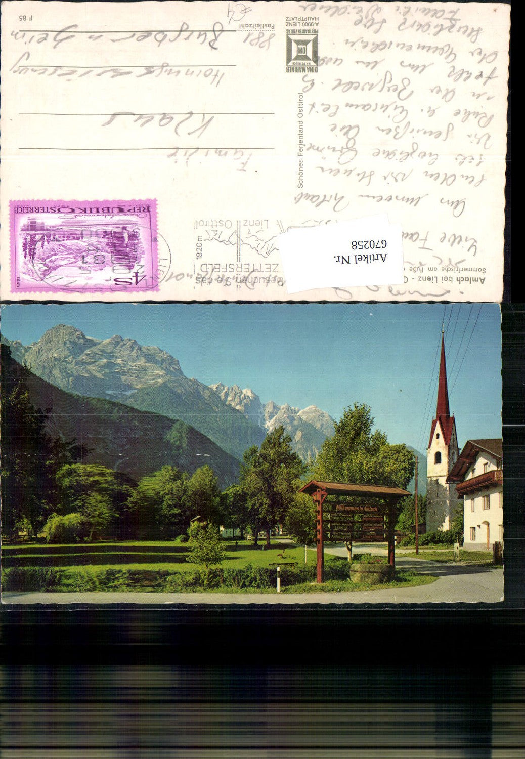 Alte Ansichtskarte – Old Postcard