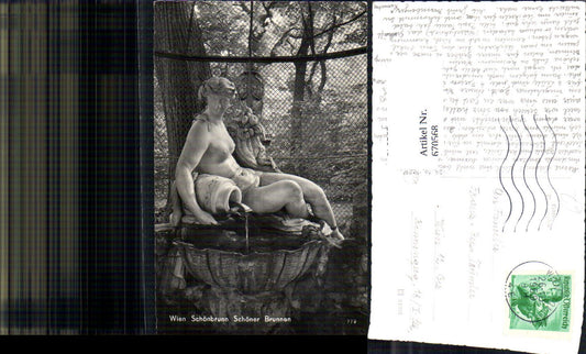 670568,Foto Ak Vienna Wien Schönbrunn Schöner Brunnen Erotik