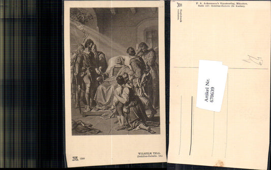 670639,Künstler Ak Schiller Galerie Wilhelm Tell