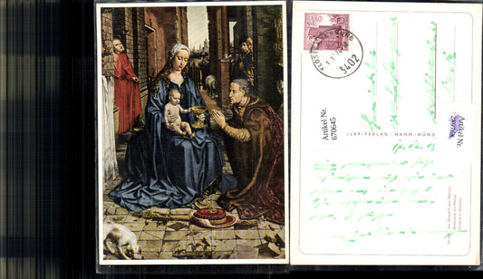 670645,Künstler Ak Jan Gossaert Mabuse Anbetung der Könige Religion