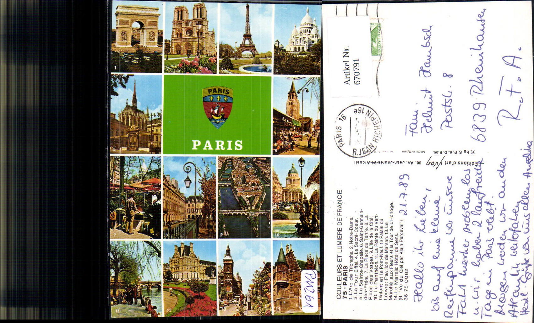 Alte Ansichtskarte – Old Postcard