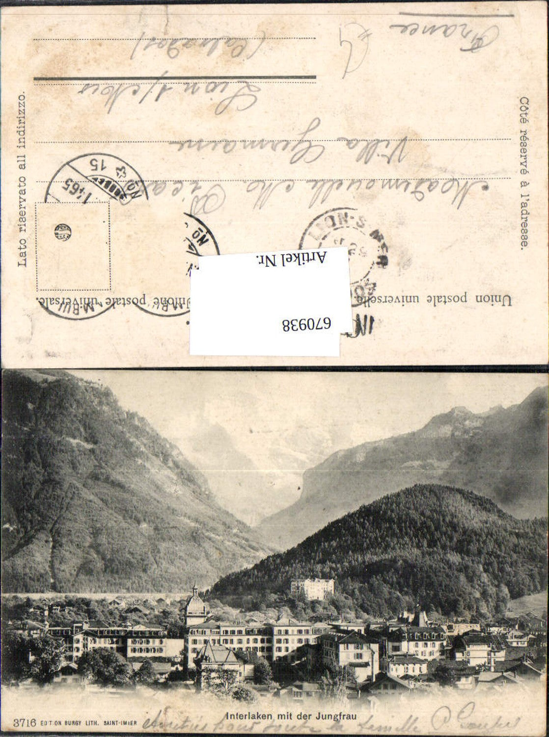 Alte Ansichtskarte – Old Postcard