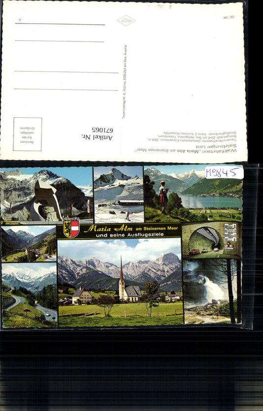671065,Mehrbild Ak Maria Alm am Steinernen Meer Tauernkraftwerke Kitzsteinhornbahn