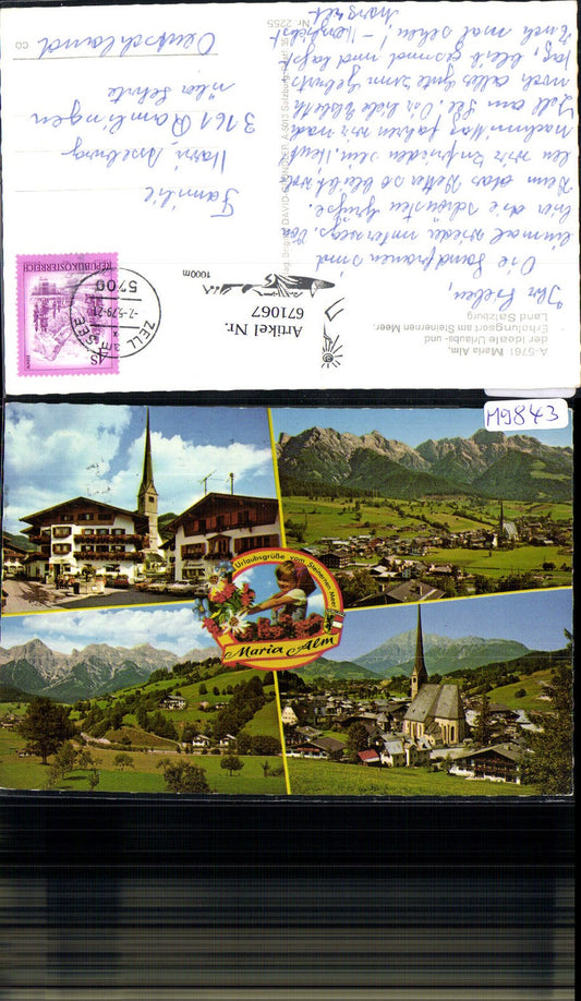 671067,Mehrbild Ak Maria Alm am Steinernen Meer Ansichten