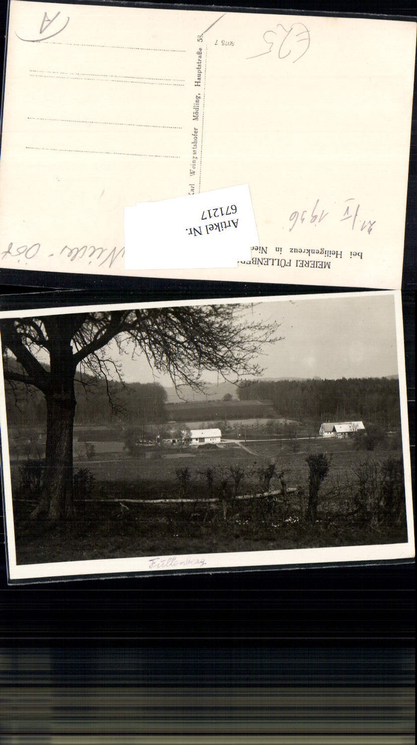 671217,Foto-AK Meierei Füllenberg Heiligenkreuz im Wienerwald