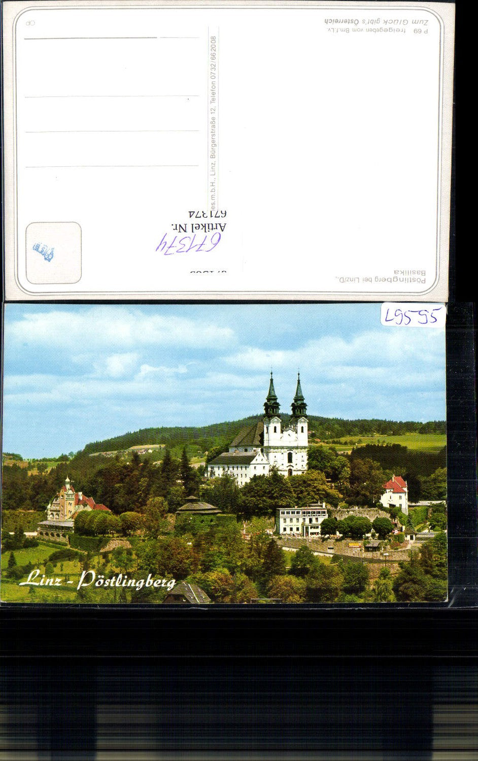 671374,Linz a. d. Donau Pöstlingberg Basilika