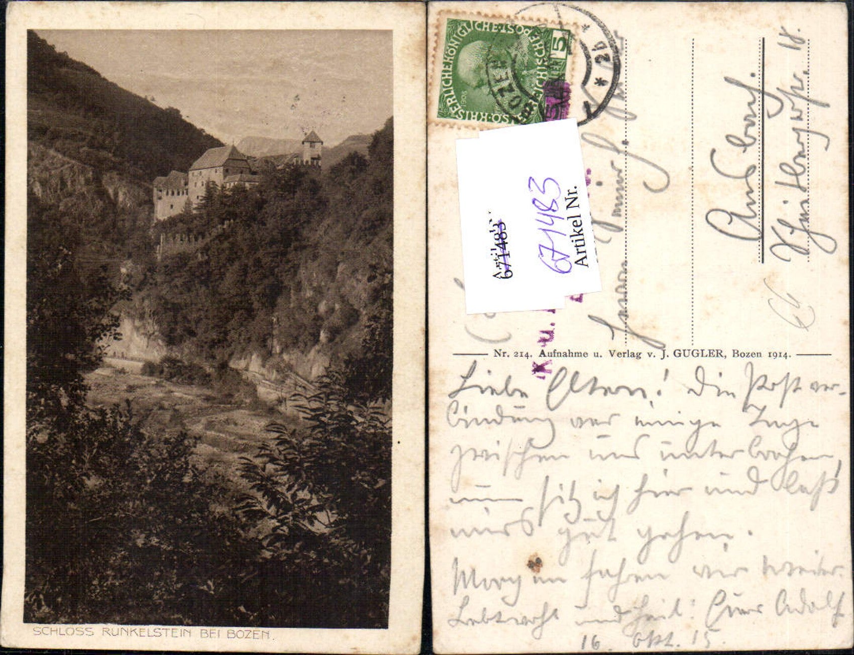 Alte Ansichtskarte – Old Postcard