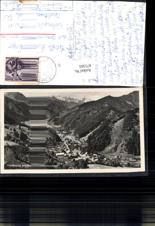 671565,Foto Ak Eisenkappel mit Steineralpe