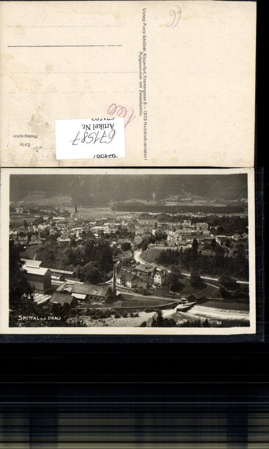 671587,Foto Ak Spittal a. d. Drau Ansicht