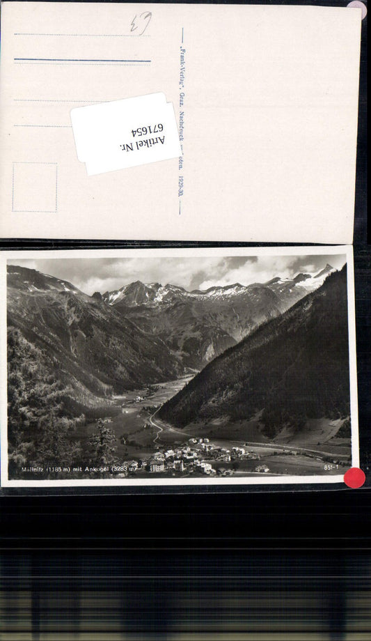 671654,Foto Ak Mallnitz mit Ankogel