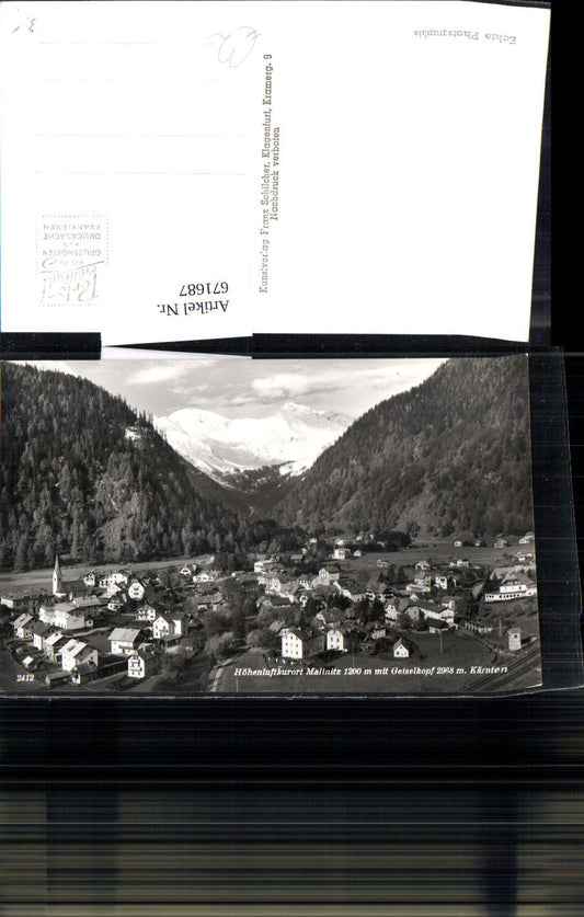671687,Foto Ak Mallnitz mit Geiselkopf