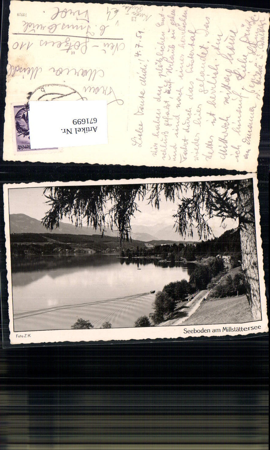 671699,Foto Ak Seeboden a. Millstättersee pub Kunz-Ruda