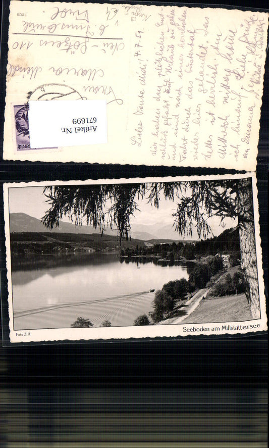 671699,Foto Ak Seeboden a. Millstättersee pub Kunz-Ruda