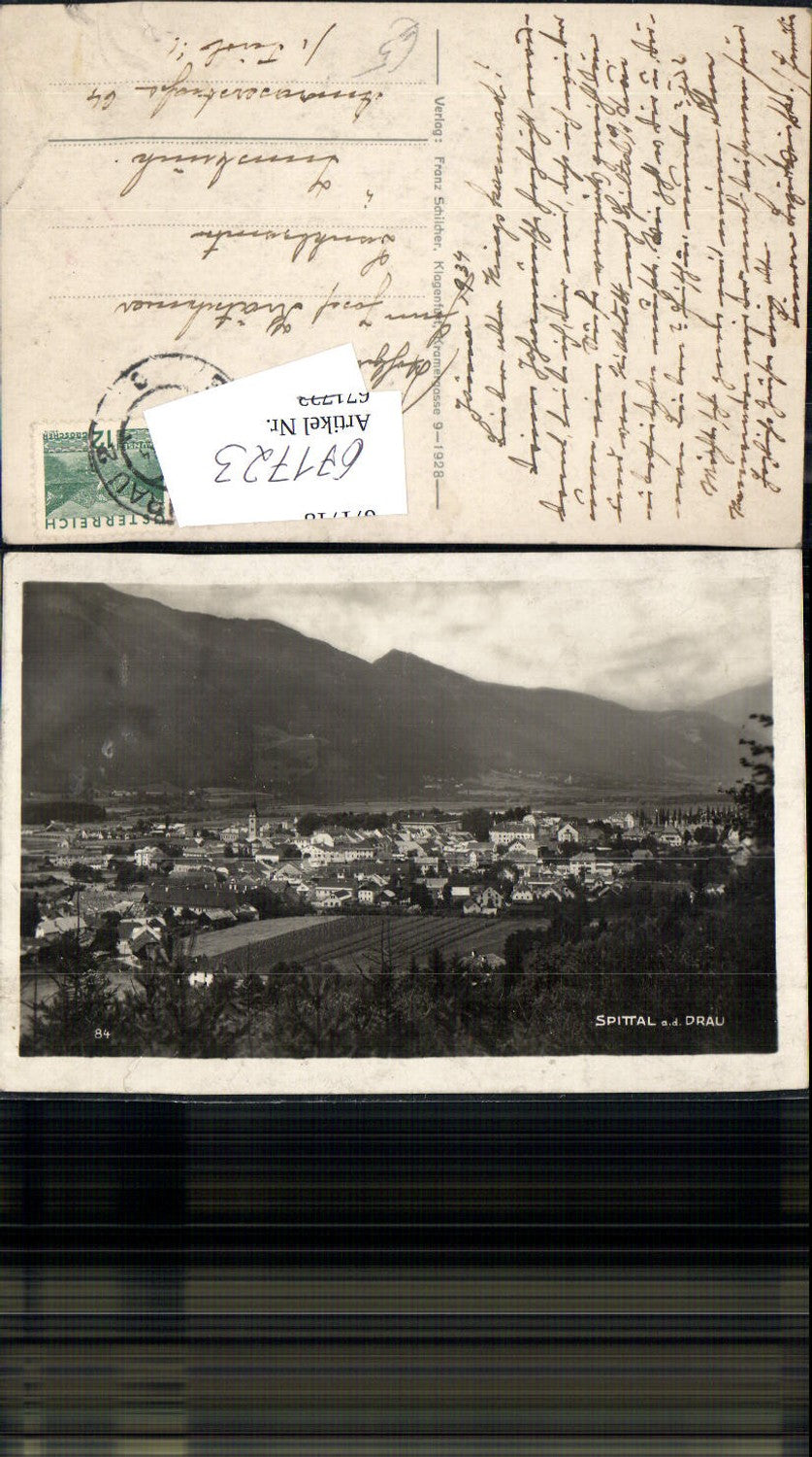 671723,Foto Ak Spittal a. d. Drau