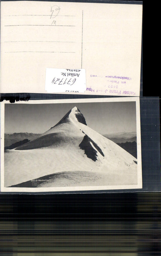 671724,Foto Ak Gr. Wiesbachhorn Fusch an der Großglocknerstraße