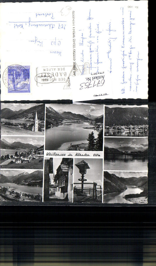 671753,Mehrbild Ak Weißensee in Kärnten Weissensee