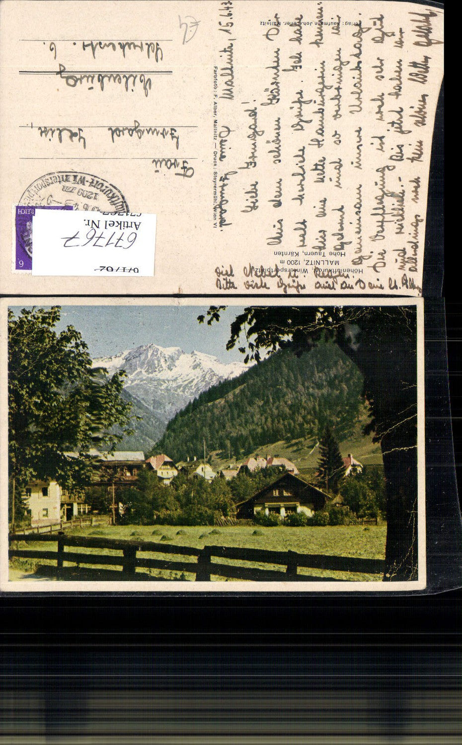 671767,Mallnitz u. Hohe Tauern