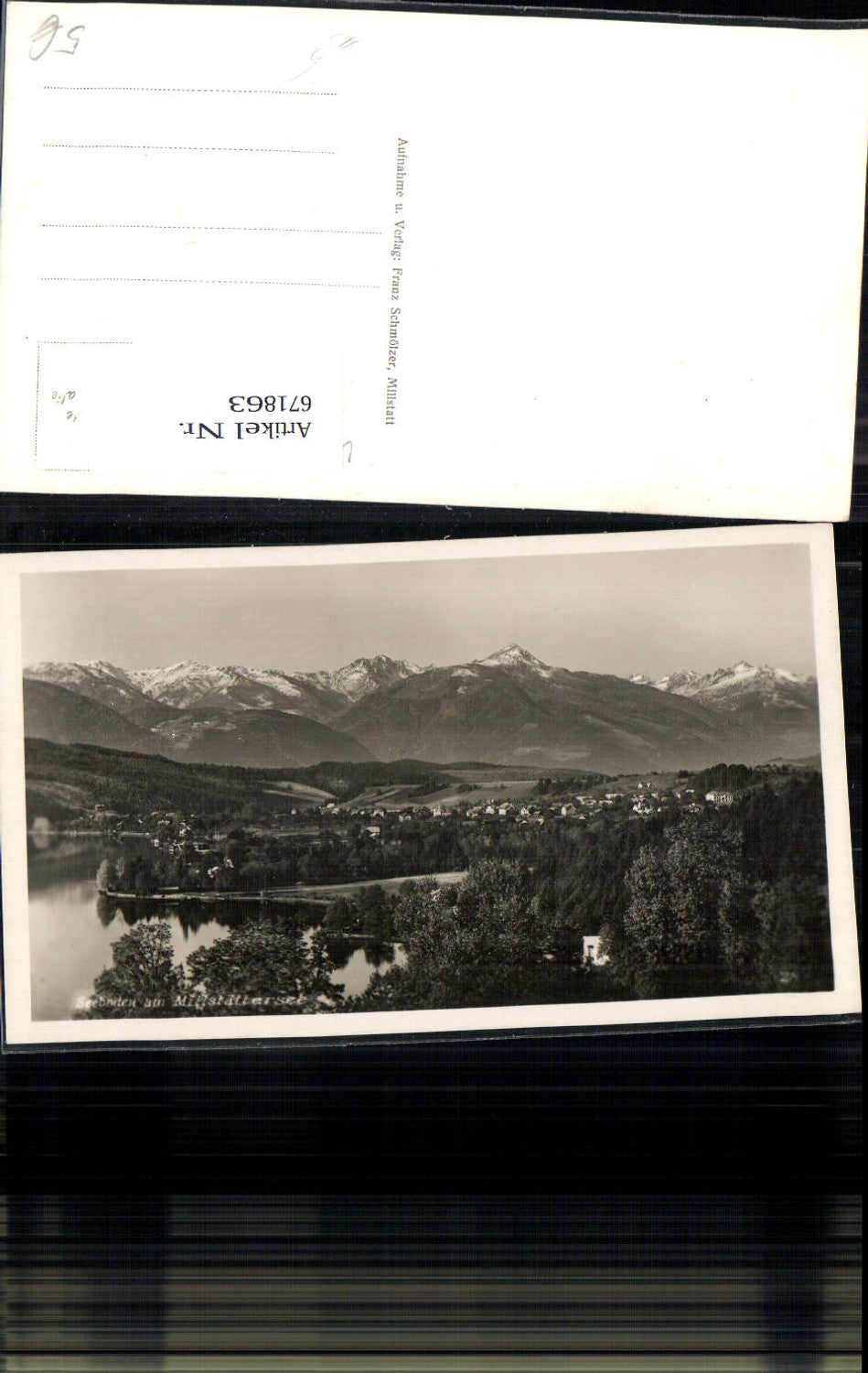 671863,Foto Ak Seeboden a. Millstättersee