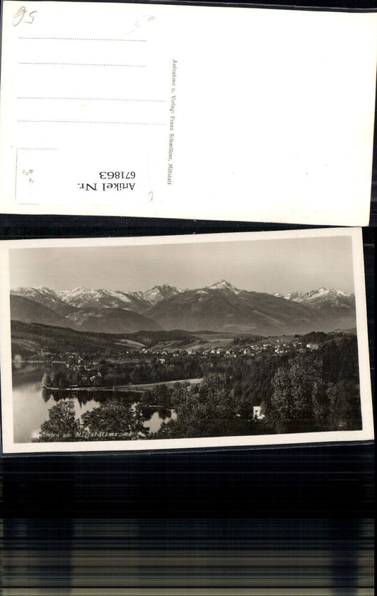 671863,Foto Ak Seeboden a. Millstättersee