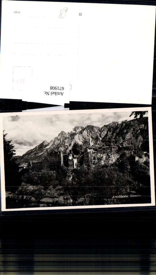 671908,Foto Ak Arnoldstein Ansicht Ruine Klosterruine