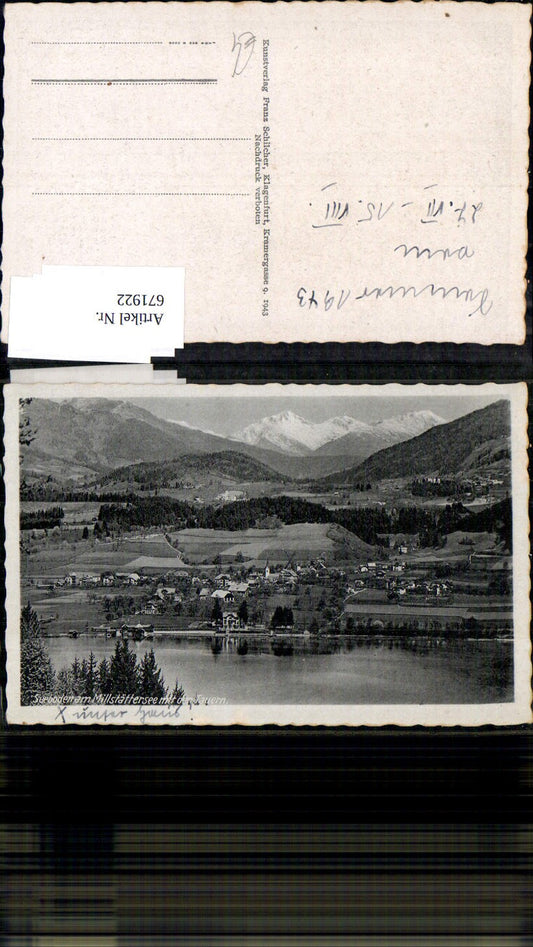671922,Seeboden a. Millstättersee mit den Tauern