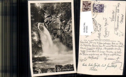 671935,Foto Ak Koschach Maltatal Unterer Gössfall Wasserfall