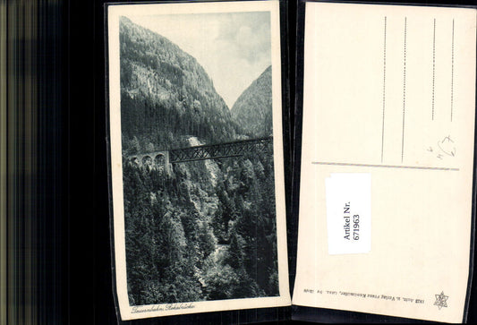 671963,Tauernbahn Rekabrücke Brücke Flattach Raggaschlucht pub Franz Knollmüller 759/8