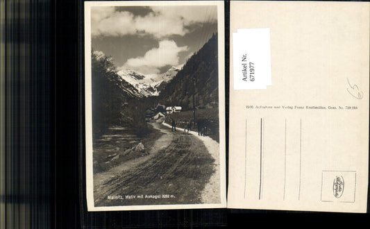 671977,Foto Ak Mallnitz Motiv mit Ankogel