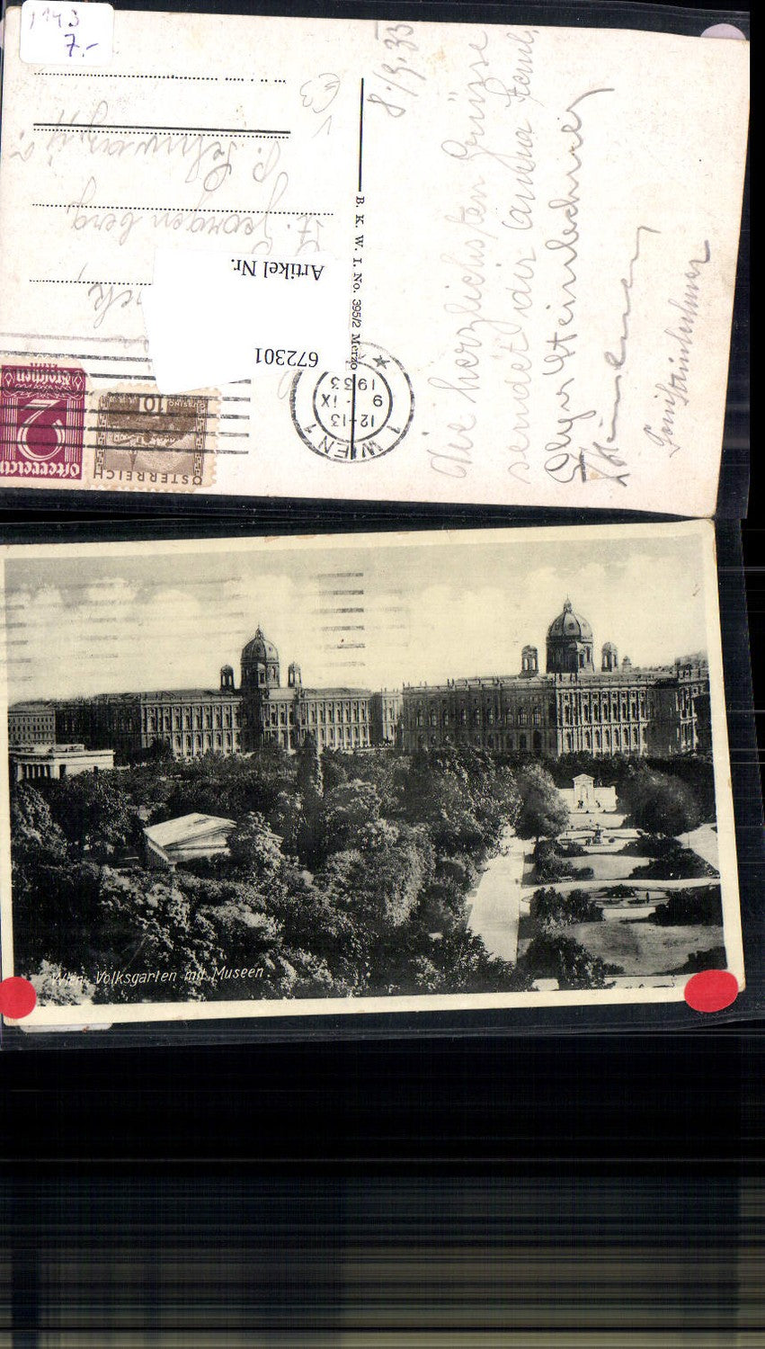Alte Ansichtskarte – Old Postcard