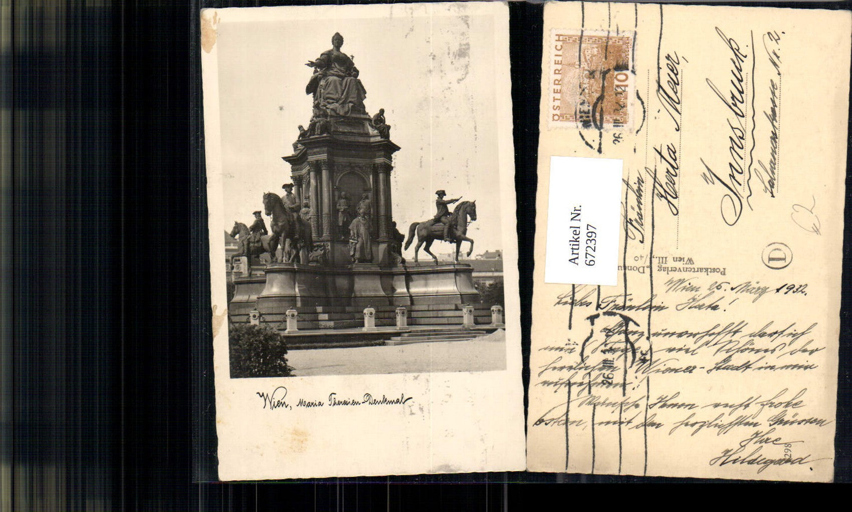 Alte Ansichtskarte – Old Postcard