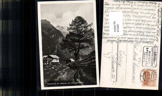 672462,Foto Ak Seebachtal b. Mallnitz mit Ankogel