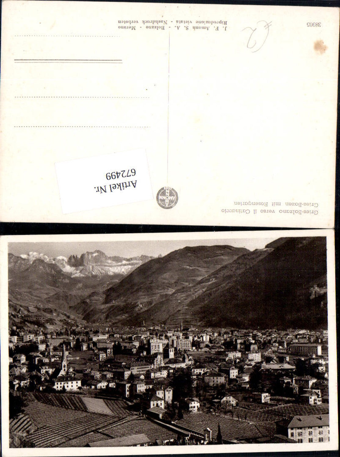 Alte Ansichtskarte – Old Postcard