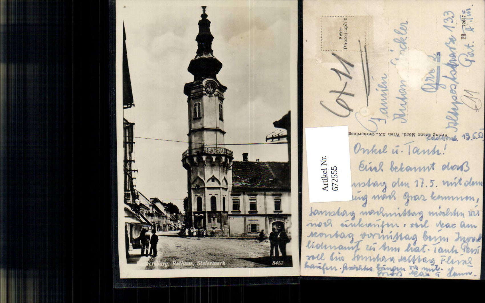 Alte Ansichtskarte – Old Postcard