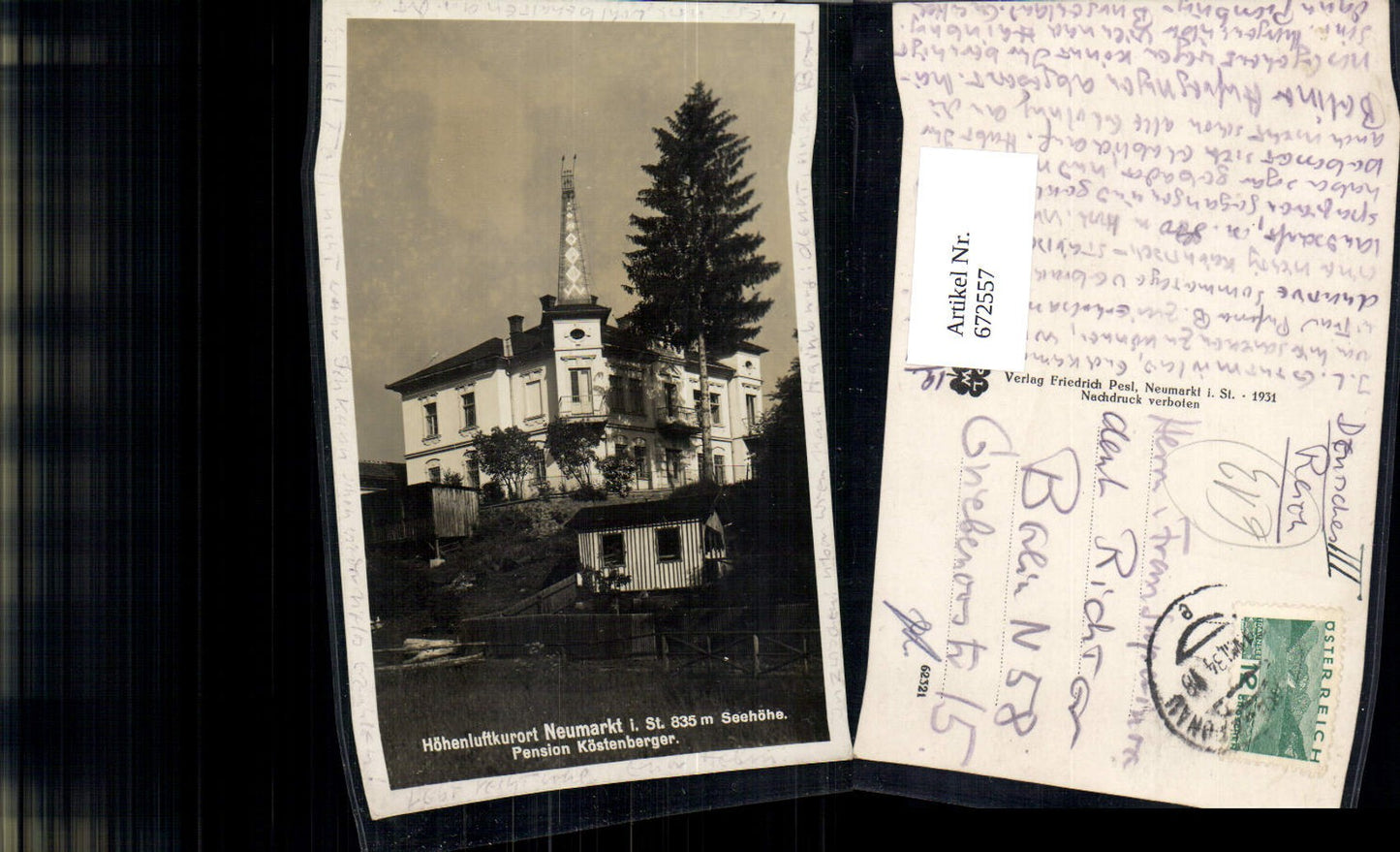 Alte Ansichtskarte – Old Postcard