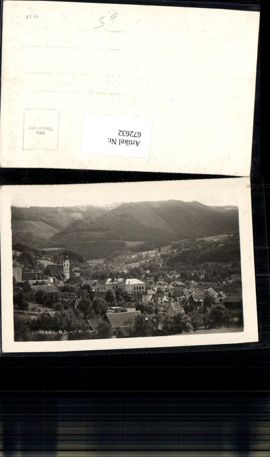 672632,Foto Ak Scheibbs mit Buchberg