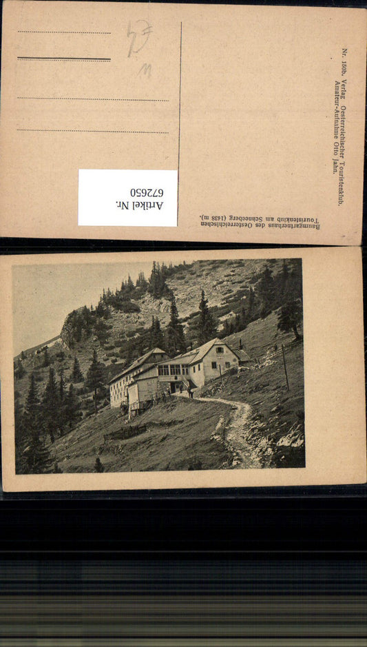 672650,Baumgartnerhaus a. Schneeberg Reichenau an der Rax