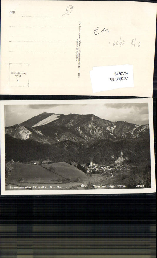 672679,Foto Ak Türnitz Türnitzer Höger