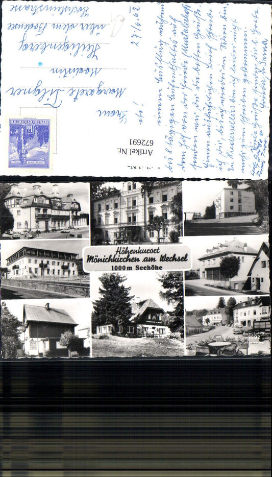 672691, Multi-image view of Mönichkirchen a. Wechsel