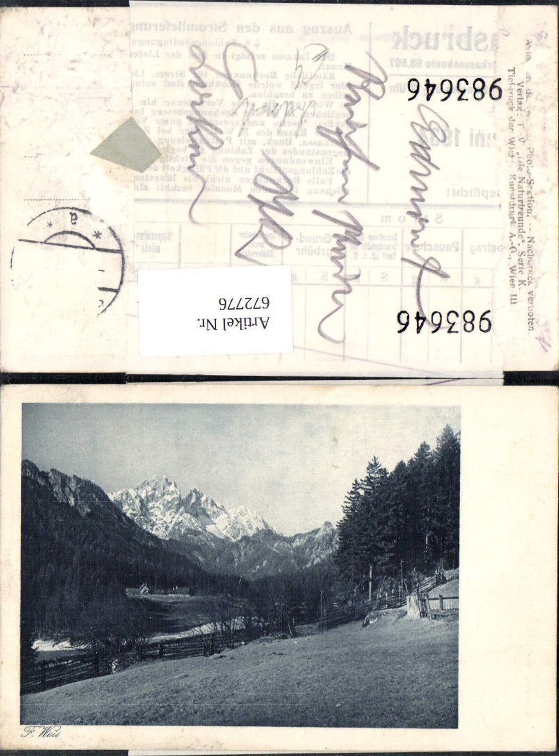 Alte Ansichtskarte – Old Postcard