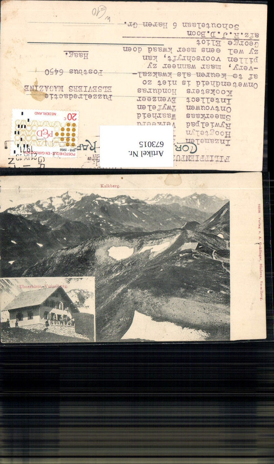 Alte Ansichtskarte – Old Postcard
