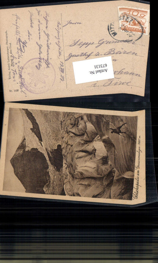 673131,Grossvenediger Bramberg Neukirchen Gletscherspalte