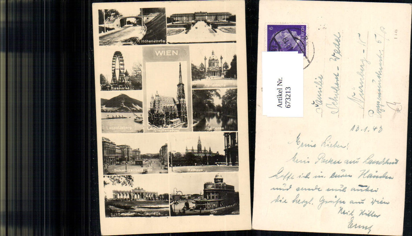 Alte Ansichtskarte – Old Postcard