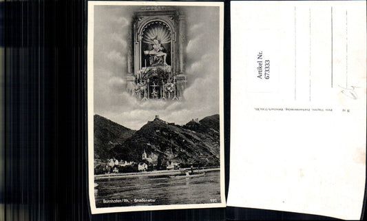 673333,Fotomontage Kamp-Bornhofen Bornhofen Rhein Gnadenaltar Religion